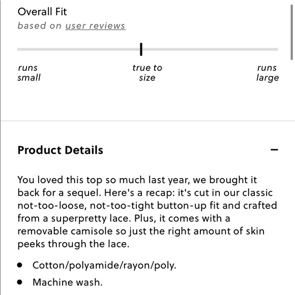 J.CREW Classic-fit lace button-up top sz 8 - Picture 3 of 3